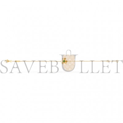 VAN CLEEF ARPELS FRIVOLE BRACELET, MINI MODEL - YELLOW GOLD, EMERALD  VCARP7SC00